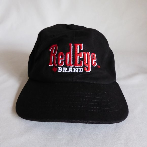 RED EYE BLOODY MARY MIX TEXAS EMBROIDERED BLACK ADJUSTABLE BASEBALL CAP HAT (NEW - Picture 1 of 10